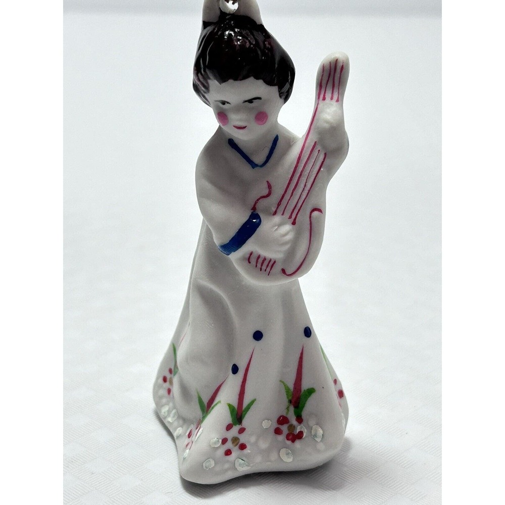 Geisha‎ Girl Hand Painted 4.5” Ornament
